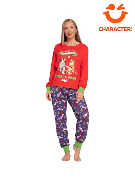 Character Bluey And Bingo Christmas 100% Cotton Pyjamas (AN6081) | kr530