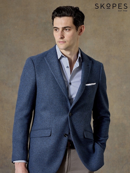 Синій - Skopes приталений куртка Fit Tweed Effect Ingram (AN6173) | 7 150 грн