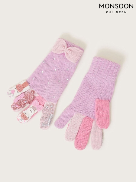Monsoon Sparkle Unicorn Novelty Gloves (AN6300) | 78 LEI