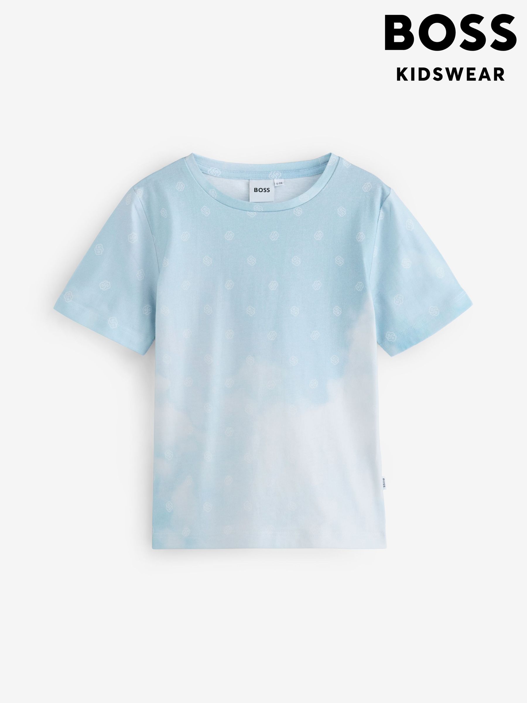 T-Shirts Boss Blue Casual Print Boysclothing | Next Luxembourg