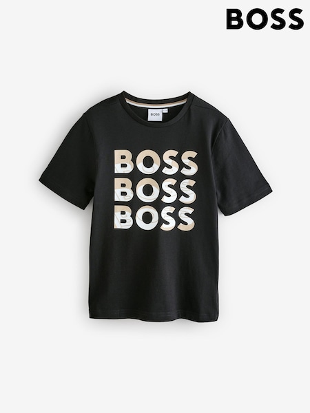 BOSS Triple Logo Short Sleeve T-Shirt (AN6350) | ‏320 د.إ.‏