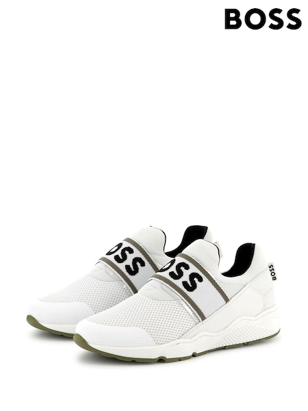 BOSS White Logo Trainers (AN6362) | €213