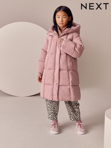 Pink - Shower Resistant Padded Coat (3-16yrs) (AN6395) | 51 € - 65 €