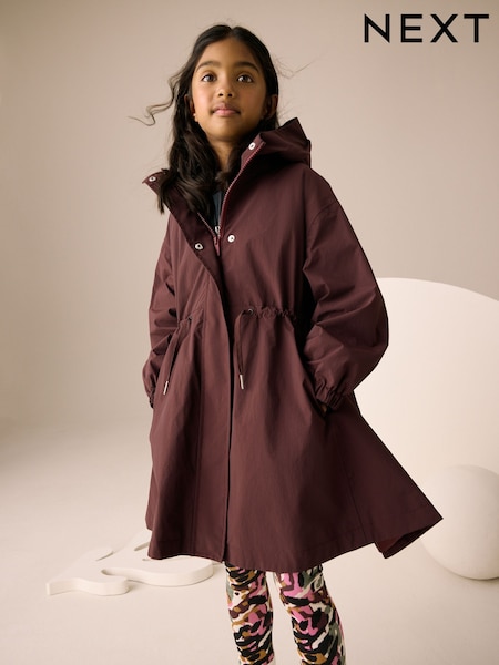 Burgundy Red Waterproof Skirted Cagoule Jacket (3-16yrs) (AN6418) | AED178 - AED229