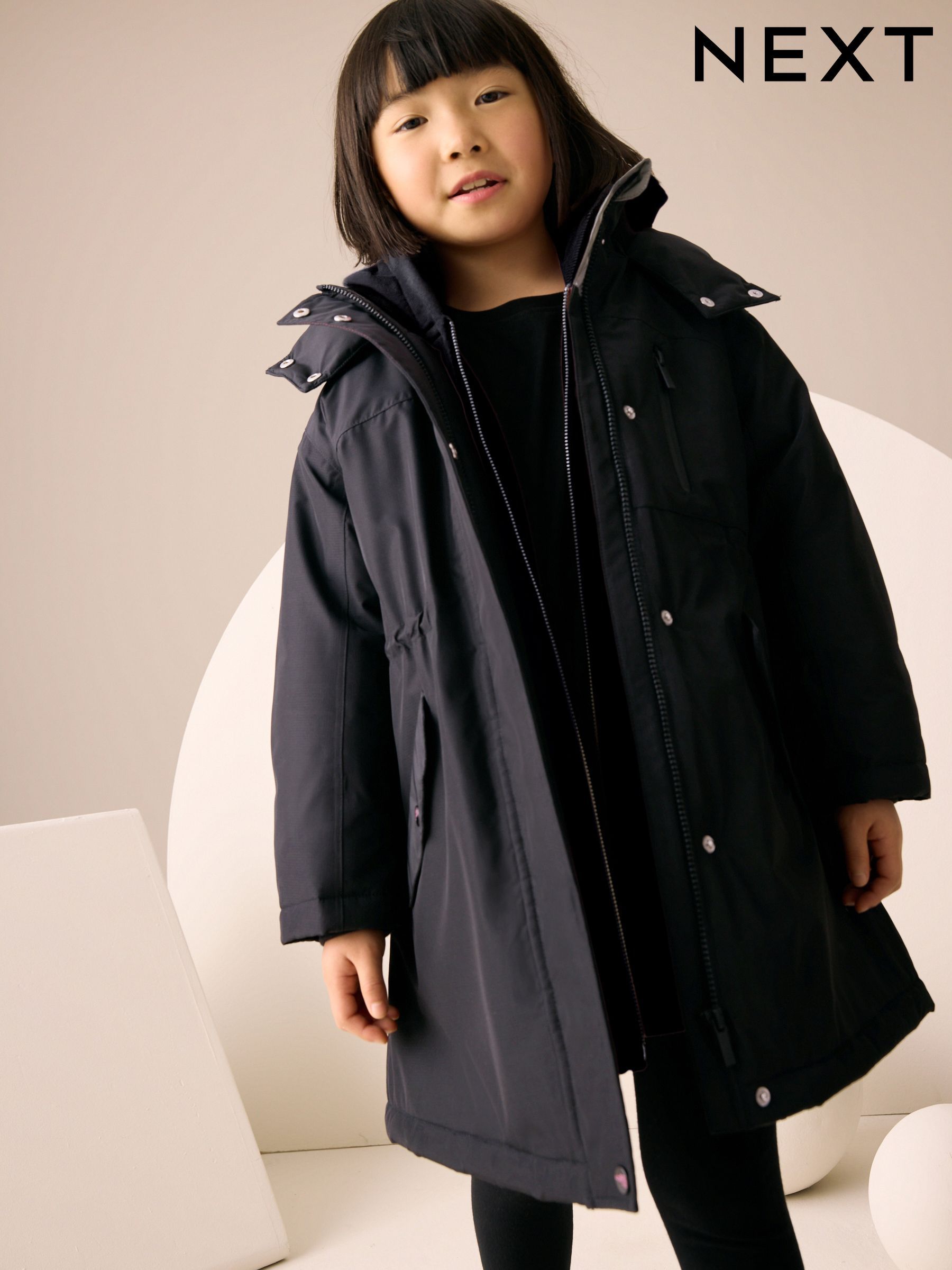 Girls Parka Coats & Jackets | Girls Hooded Parka Coats