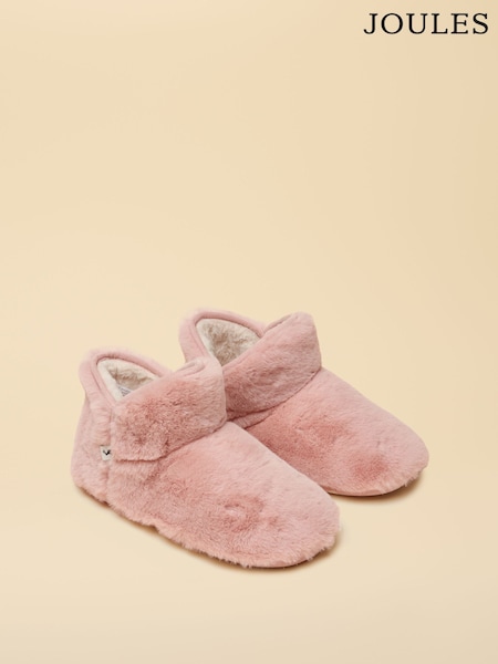 Rosa - Joules Cabin Luxe Slipper Boot (AN6500) | R$ 295