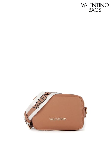Valentino Bags Brown Zero Camera Bag With Detachable Logo Strap (AN6503) | ₪598