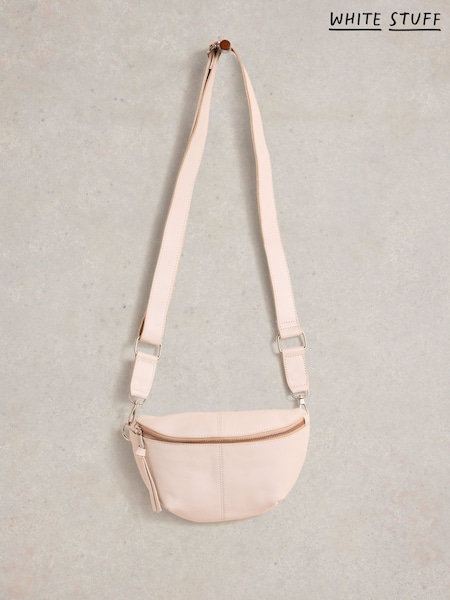 White Stuff White Mini Sebby Leather Sling Bag (AN6568) | $86
