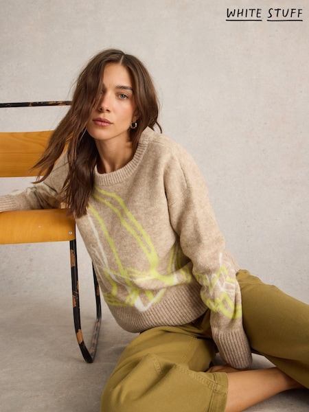 White Stuff Natural Swirl Jumper (AN6573) | €70