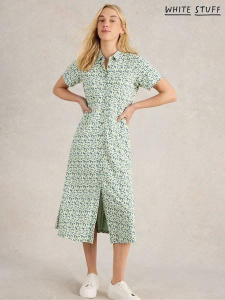 White Stuff Rua Jersey Shirt Dress (AN6578) | €102