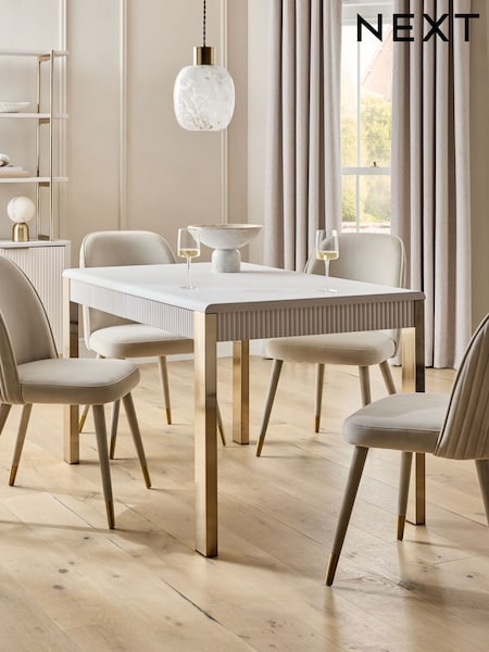 Light Natural Emilie 6 Seater Storage Dining Table (AN6609) | €610