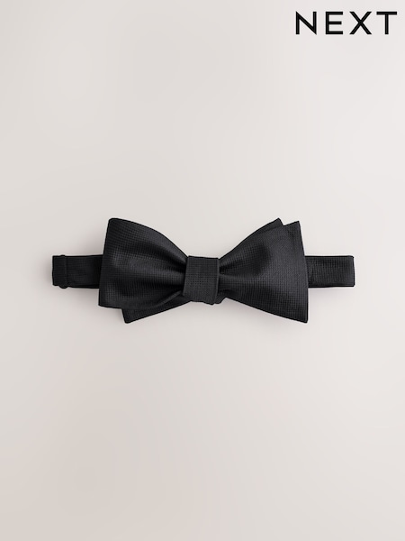 Black Self Tie Bow Tie (AN6612) | 99 QAR