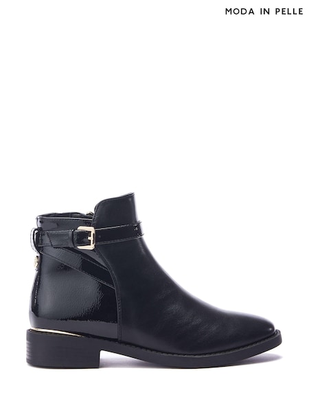 Moda in Pelle Laira Smart Ankle Boots With Strap Detail (AN6628) | ₪649