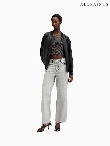 AllSaints Grey Wendel Jeans (AN6802) | ₪649