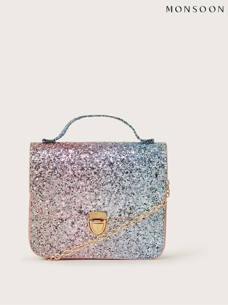 Monsoon Rainbow Glitter Mini Satchel Bag (AN6855) | 97 LEI
