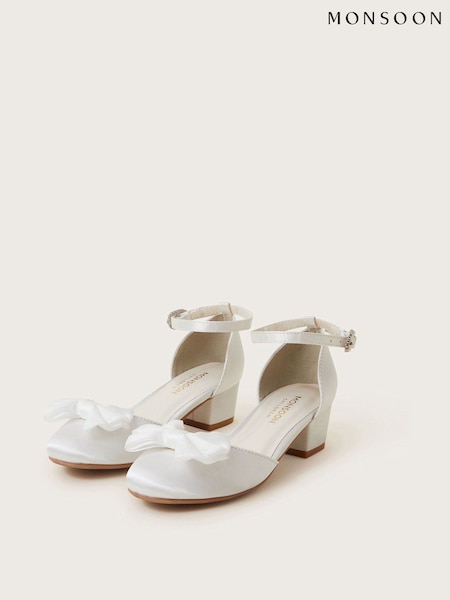Monsoon Tulle Bow Two Part Satin Heels (AN6859) | 209 LEI - 238 LEI