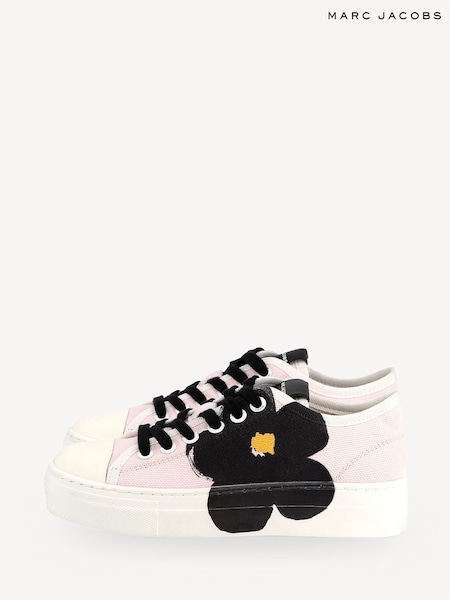 Marc Jacobs Pink Flower Trainers With Logo (AN6884) | AED903