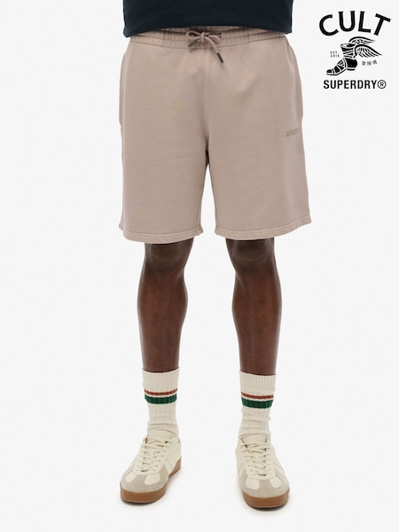 Бежевий - Трикотажні шорти Superdry Micro Logo (AN6927) | 2 403 грн