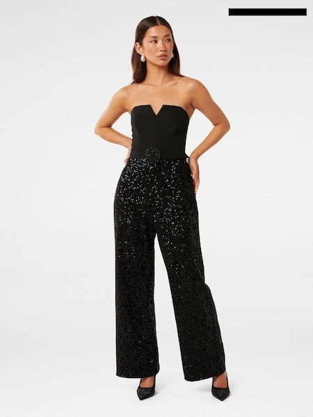 Forever New Allie Strapless Sequin Jumpsuit (AN6995) | 184 €