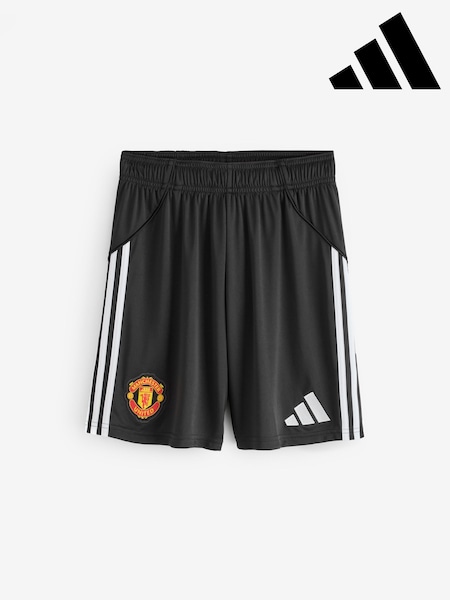 adidas Black Manchester United 25/26 Home Shorts (AN7080) | AED221