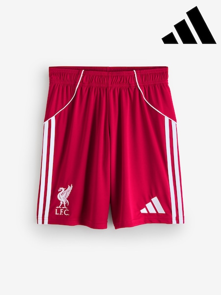 adidas Bright Red Liverpool FC 25/26 Home Shorts (AN7088) | AED221