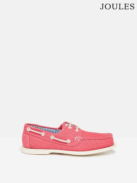Joules Jetty Bright Pink Deck Shoes (AN7115) | €70.95