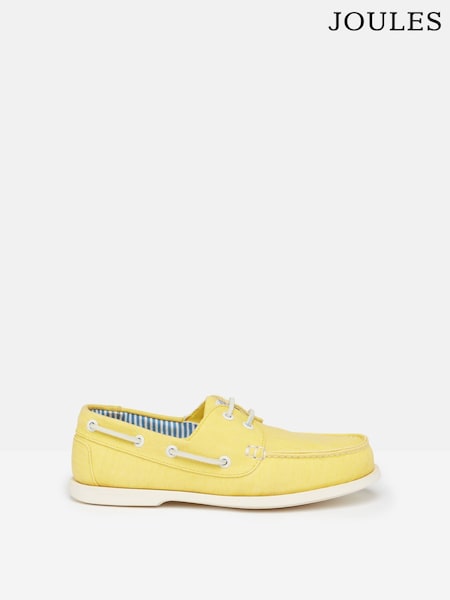 Joules Yellow Jetty Deck Shoes (AN7116) | R$ 585