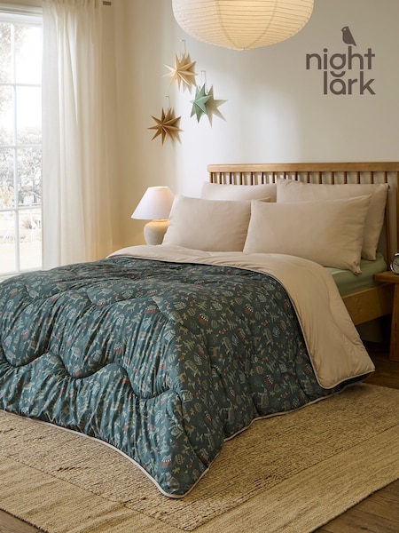 Night Lark Nordic Christmas 10.5 Tog Coverless Duvet Set