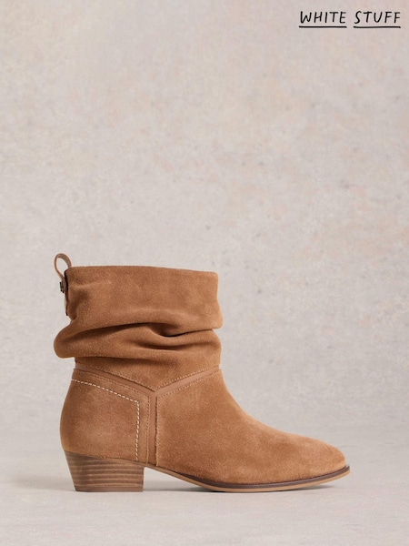 White Stuff Brown Willow Slouch Boots (AN7340) | AED259
