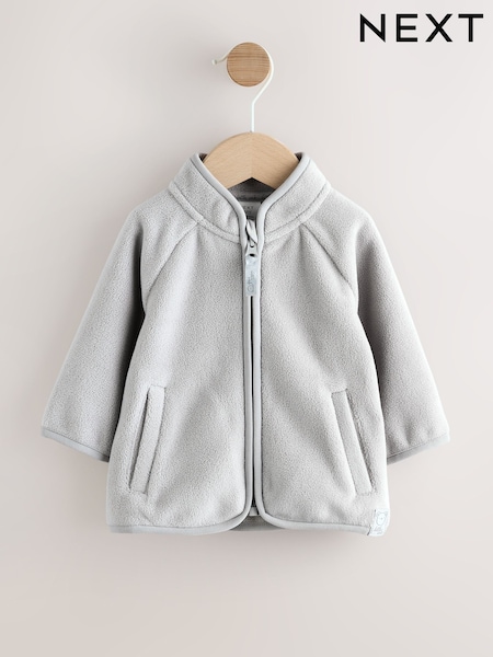 Grey - Micro Fleece Baby Zip Jacket (0mths-2yrs) (AN7341) | 89 LEI - 104 LEI