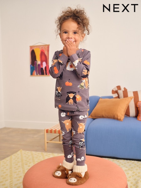 Trick or Treat Hamish Print Halloween Snuggle Pyjamas (9mths-12yrs) (AN7353) | R$ 120 - R$ 175