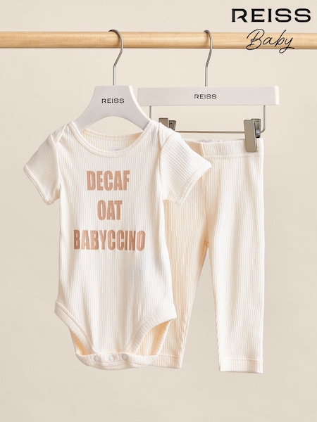 Reiss Lael Slogan Bodysuit And Leggings Set (AN7361) | kr902