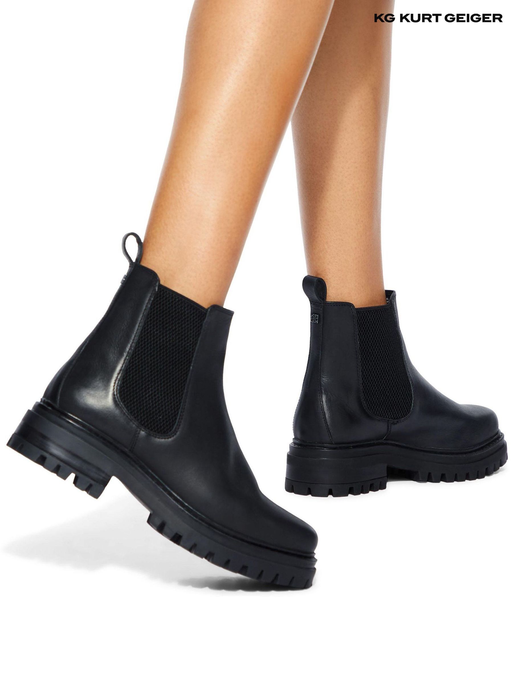 Kurt geiger black chelsea boots cheap