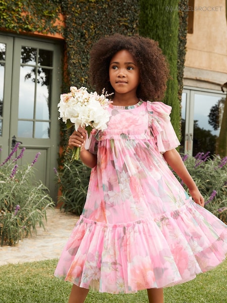 Angel & Rocket Printed Tulle Dress (AN7734) | ‏22 ر.ع.‏ - ‏24 ر.ع.‏