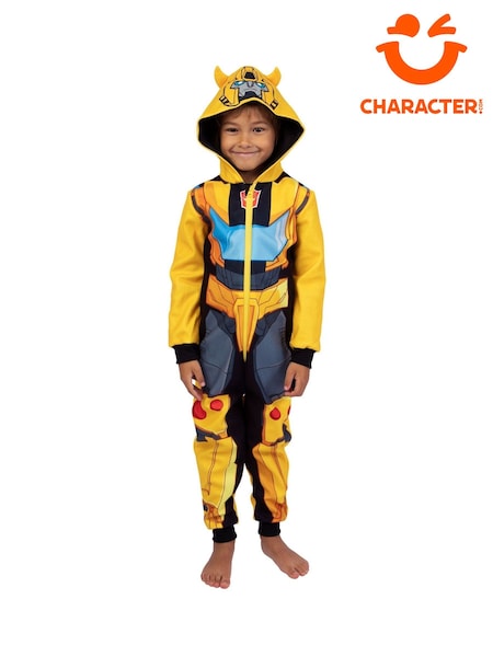 Character Yellow Transforrmers Bumblebee Onesie With 3D Horns (AN7879) | €32