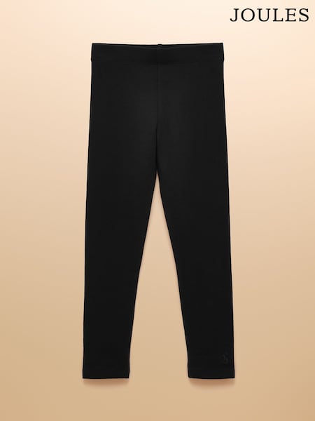 Joules Girls' Deedee Black Jersey Leggings (AN7899) | R$ 100 - R$ 140