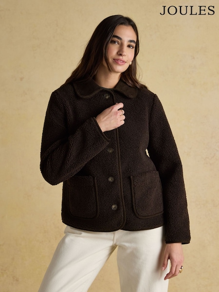 Joules Sadie Collared Fleece Jacket (AN8003) | 514 LEI