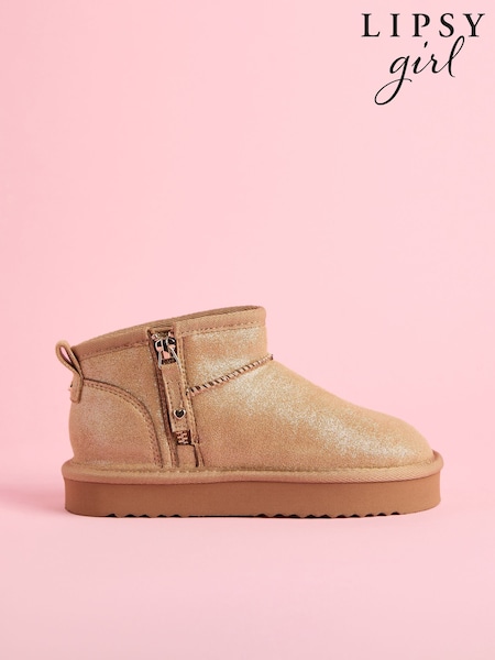 Lipsy Brown Flatform Mule Side Zip Boots (AN8082) | INR 4,761 - INR 5,375