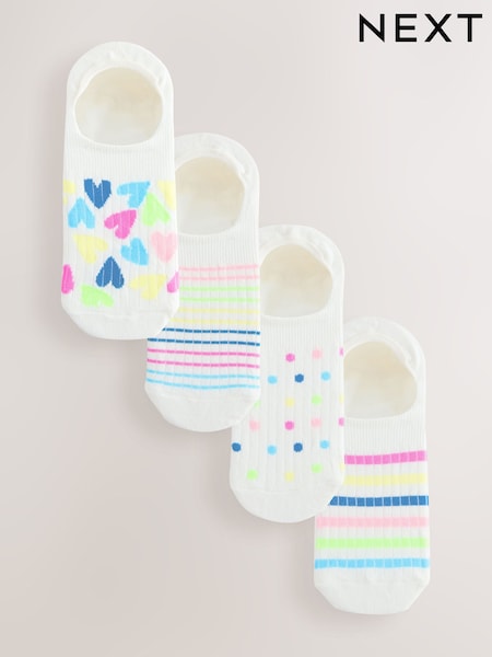 Нейтральный - Rib Invisible Socks 4 Pack (AN8157) | €10