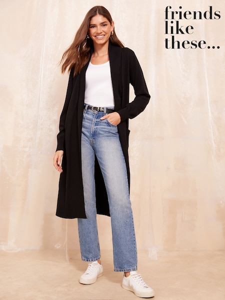 Friends Like These Maxi Ribbed Cardigan (AN8200) | € 45