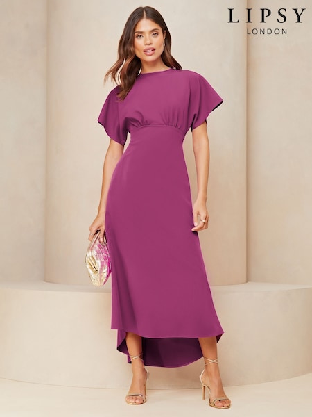 Lipsy Flutter Sleeve Underbust Midi Dress (AN8202) | 82 €