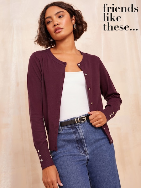 Friends Like These Crew Neck Cardigan (AN8220) | € 25