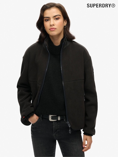 Superdry Black Active Full Zip Fleece (AN8658) | €94