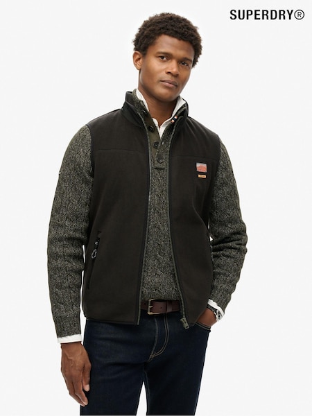 Superdry Black Active Fleece Gilet (AN8680) | €84