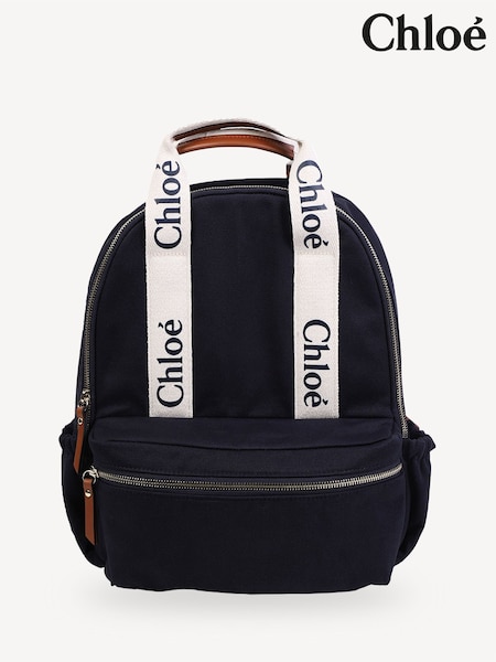 Chloé Baby Blue Logo Changing Bag Backpack Set (AN8703) | €543