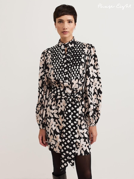 Phase Eight Natural Dolly Jacquard Mini Tunic Dress (AN8760) | 272 QAR