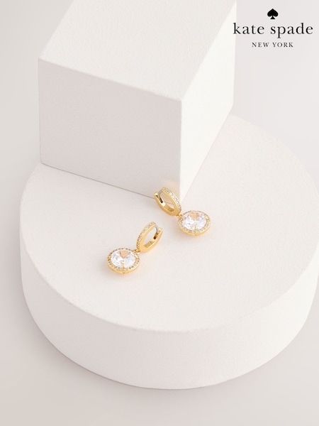kate spade new york Gold Tone Huggies Earrings (AN8918) | €37