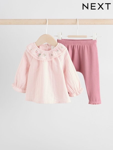 Rosérosa - Baby Long Sleeve Top and Leggings 2 Piece Set (0mths-2yrs) (AN9091) | 26 € - 28 €