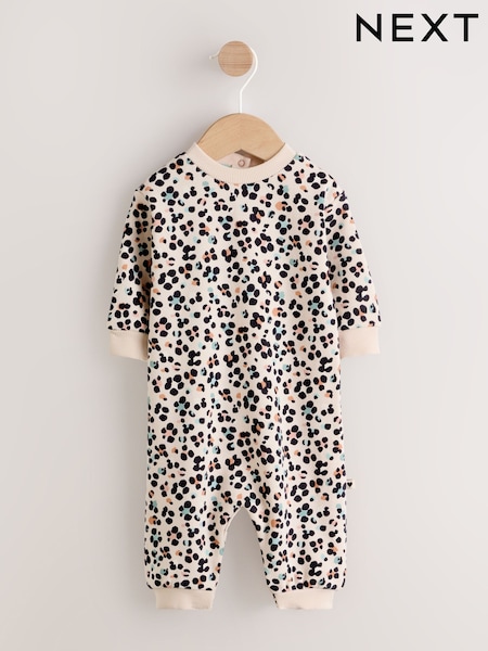 Leopard Printed Jersey Baby Romper (0mths-2yrs) (AN9119) | AED71 - AED81