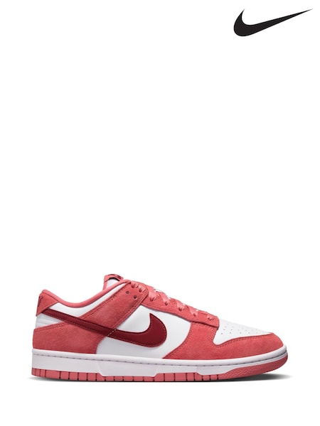 Nike Red/White Dunk Low Trainers (AN9268) | €79